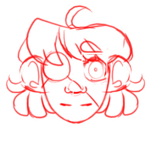 Personal animation of a character head turnaround.