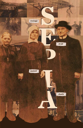 Poster design utilizing personal family photographs.